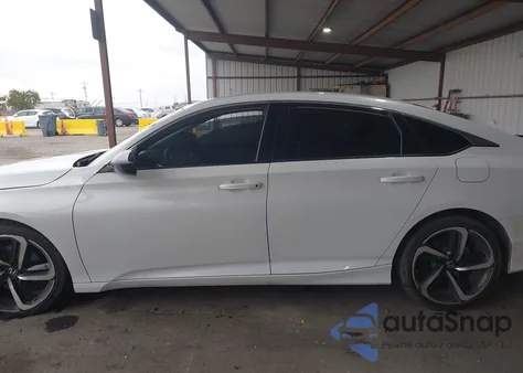 2021 Honda Accord Sport из США, поврежденный, VIN 1HGCV1F33MA053007